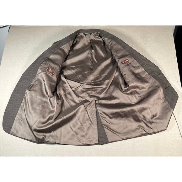 Vintage Chaps Ralph Lauren Mens Sports Coat 44R Tattersall Virgin Wool Academia - Picture 4 of 11